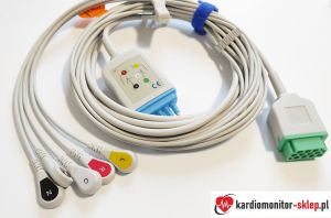 Kabel 5 EKG (zatrzask IEC) GE Datex Ohmeda